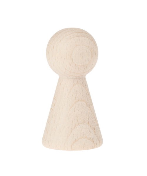 Figura muñeco pequeño de madera